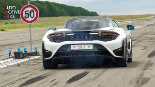 1000HP McLaren 765LT HCP 0312 KMH Accelerations [upl. by Annahael]