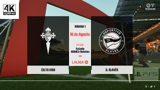 FC 25 Celta de Vigo vsDeportivo Alavés La Liga 20242025 PS5™Realistic ULTRA Graphics 4K 60FPS [upl. by Anatniuq454]