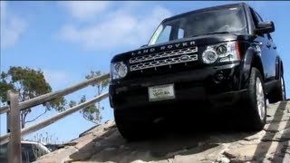 Land Rover LR4 On The Dealership Rock CourseOff Road Articulation Test Track [upl. by Anelak295]