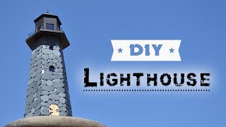 DIY Lighthouse  How to make LIGHTHOUSE using PRINGLES CAN [upl. by Sawyere807]