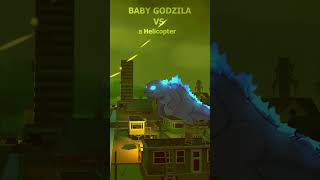 Baby Godzilla amp Mini Godzilla with their Helicopter S3Y godzilla godzillaxkong babygodzilla [upl. by Ennagem392]