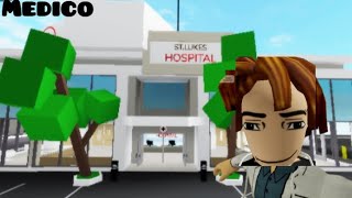 VIREI MÉDICO NO BROOKHAVEN🏡 RP [upl. by Joash]