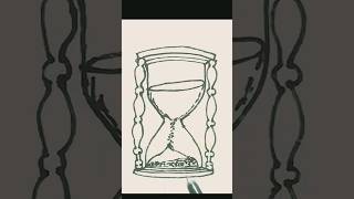 ⏳Hourglasssandglass ⏳ drawing shorts drawing art hourglass viralshorts [upl. by Stolzer66]