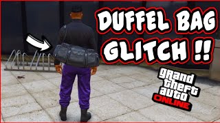 😱SO BEKOMMST DU SOLO DIE SCHWARZE DUFFLE BAG TASCHE IN GTA 5 ONLINE😱 [upl. by Swords]