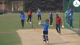 Nepal Cricket Team Training for T20 World Cup in Mulpani  Aasif Sheikh hitting Six every ball [upl. by Margaretta]