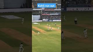 Live unfortunate run out of Virat Kohli run out wicket out dismissal Today match [upl. by Helms]