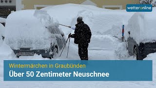 Wintermärchen in Graubünden in der Schweiz [upl. by Ciryl]