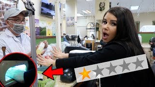 GOING TO THE WORST REVIEWED NAIL SALON IN MY CITY [upl. by Benito]