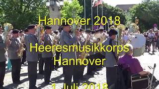 Heeresmusikkorps Hannover quotAlte Kameradenquot Schützenausmarsch 2018 [upl. by Yltnerb]