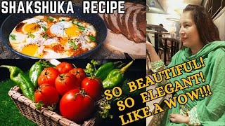 Shakshuka Middle Eastern Egg Dish  Healthy amp Easy Recipe [upl. by Atiras382]