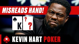 What happens when KEVIN HART Plays POKER ♠️ PokerStars [upl. by Lati]