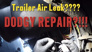 TRAILER AIR LEAK Dodgy HALDEX Valve Repair [upl. by Adnawyek]