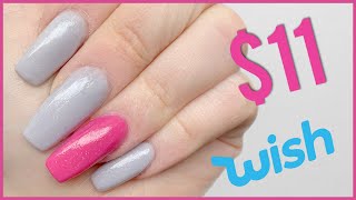 Testing a Dip Nail Kit From WISH [upl. by Eniladam]