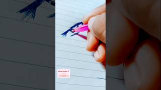 Eye drawing with pen 🖊️ realistic 👀✨✨ straykids drawing subscribe anime kpop stay eye [upl. by Sessylu377]