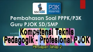 Pembahasan Soal P3KPPPK Guru PJOK SDSMPSMA 2021  Perbedaan Penjas dan Olahraga bagian 4 [upl. by Yekcir626]