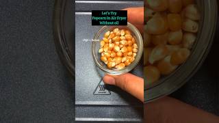 Tried Popcorn In Air Fryer Without Oil  Day 6 of 15 Air fryer Recipes Challenge part 2 shorts [upl. by Yrdua188]