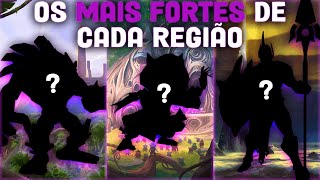 OS 3 CAMPEÕES MAIS FORTES DE CADA REGIÃO DO LEAGUE OF LEGENDS 3 [upl. by Esyahc]