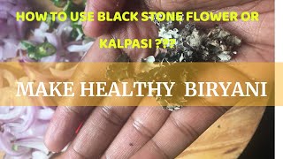 BLACK STONE FLOWER CHICKEN DUM BIRYANI  KalPasi Biryani [upl. by Natrav]