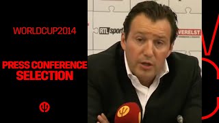 Livestream Press Conference Selection Belgium  World Cup 2014 [upl. by Ainehta599]