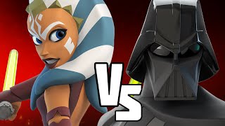 AHSOKA VS DARTH VADER  Disney Infinity BATTLES [upl. by Greer]