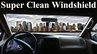 How to Super Clean the INSIDE of Your Windshield No Streaks [upl. by Rennug]