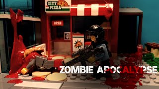 lego stop motion zombie apocalypse movie Lee S film [upl. by Dewhirst790]