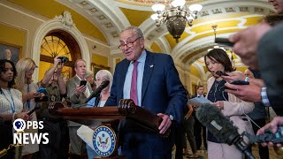 WATCH Schumer delivers remarks after Senate Republicans elect Thune next majority leader [upl. by Mcnutt]