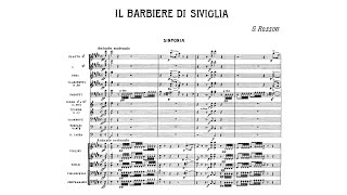 Rossini Il barbiere di Siviglia The Barber of Sevilia Overture Original Version with Score [upl. by Edmondo]