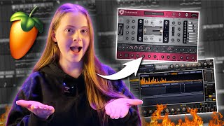 Making a TRAP Beat ONLY Using Stock Plugins in FL Studio [upl. by Haret]