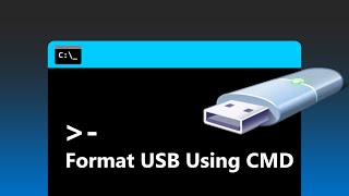 How to Format USB Drive Using CMD on Windows 11 [upl. by Daggett185]