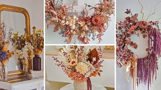 Creative Dried Flower Decor Ideas for a Cozy and Elegant Fall Season [upl. by Nhguavoj891]