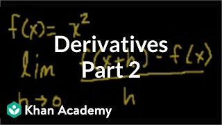 Calculus Derivatives 2  Taking derivatives  Differential Calculus  Khan Academy [upl. by Adnaerb261]