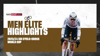 Zonhoven  Men Elite Highlights  202324 UCI Cyclocross World Cup [upl. by Domenico]