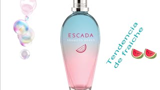 Sorbetto rosso de fraiche perfume Escada 🍉🍉 [upl. by Bolitho253]