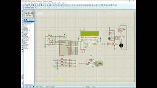 PIC16F84A DS18B20 LCD Temperature Controlling Using XC8 [upl. by Atnomed]