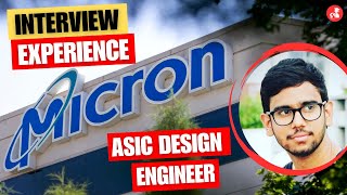 Micron Interview Experience  ASIC Verification Engineer  Study Material  Preparation Strategy [upl. by Sukey]