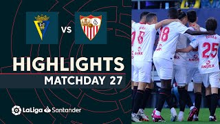 Resumen de Cádiz CF vs Sevilla FC 02 [upl. by Osi]