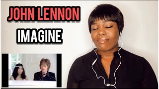 First Time Hearing John Lennon  Imagine  Official music video  REACTION [upl. by Resa155]