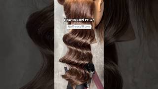 Hollywood Waves✨ bridalhair hairstyle hairstyletutorial [upl. by Ppik]