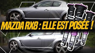 MA RX8 ACCROCHE LE BITUME  Amortisseur HKS sur Mazda RX8 [upl. by Ener]