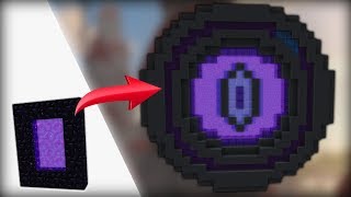 How To Transform a NETHER PORTAL  Minecraft [upl. by Tat]