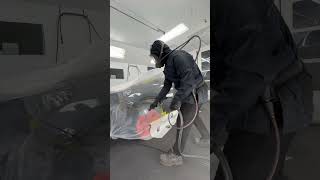 AUTOBODY SPRAYING SOFT SEALER EDGE [upl. by Torrie]