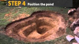 How to construct a preformed pond [upl. by Sosthenna]