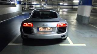 Capristo Sound am Audi R8 V8 Exhaust Soundcheck Auspuff [upl. by Nosirrah]