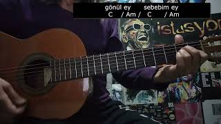 keklik gibi kanadımı süzmedimmelek mosso yorumgitar dersiakor [upl. by Gagne]