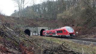 632 117 am HengstenbergTunnel bei Dahl 12022023 [upl. by Dorolisa]