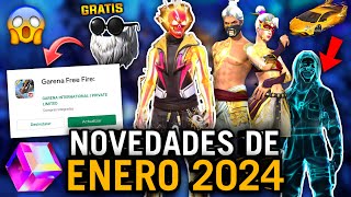 🔥NOVEDADES EVENTOS y COSAS que LLEGAN en ENERO 2024 a FREE FIRE 🤯 Agenda Semanal de free fire [upl. by Guarino]