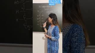 Trick to find RS configuration in Glucose trending chemistry shorts youtubeshorts [upl. by Charry711]