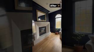 DIY Venetian Plaster Fireplace Transformation fireplace diy venetianplaster beforeandafter [upl. by Dirrej731]