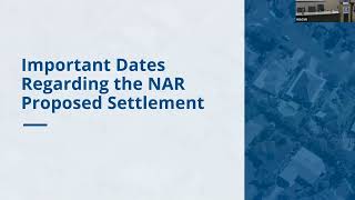 NAR Settlement Update by CRMLS [upl. by Anelam911]